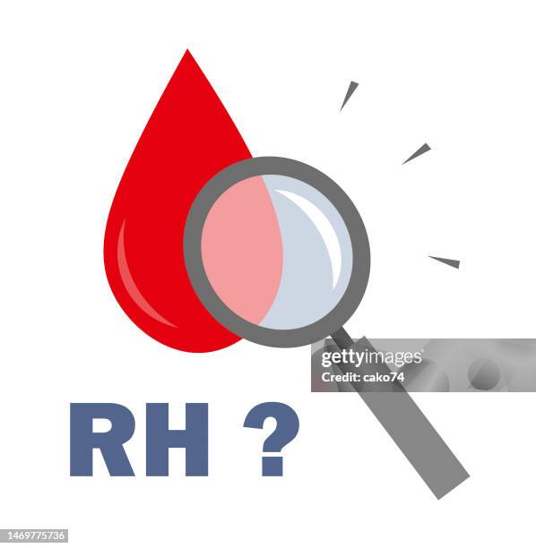 blood group vector illustration - blood type stock illustrations