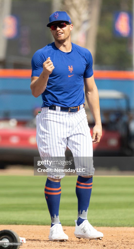 New York Mets outfielder Brandon Nimmo during a spring training News  Photo - Getty Images
