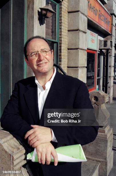 Robert Morton, executive producer of 'The Late Show with David Letterman' outside Culver Studios, October 17, 1997 in Culver City, California.