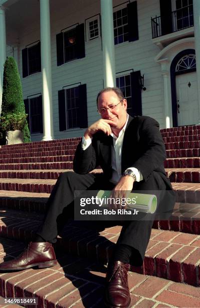 Robert Morton, executive producer of 'The Late Show with David Letterman' outside Culver Studios, October 17, 1997 in Culver City, California.