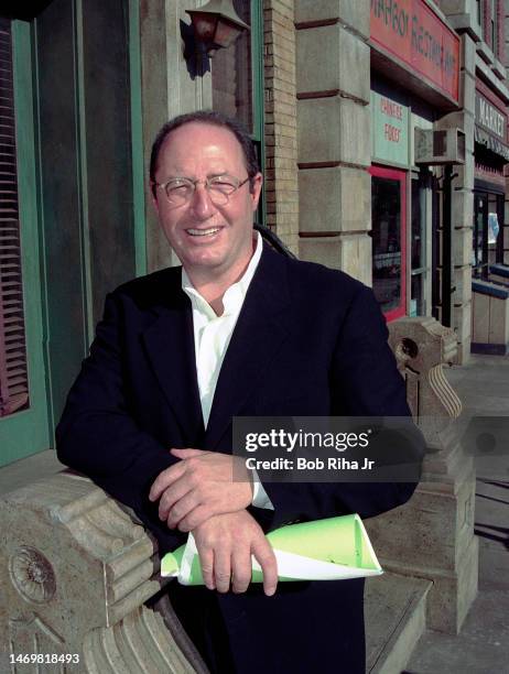 Robert Morton, executive producer of 'The Late Show with David Letterman' outside Culver Studios, October 17, 1997 in Culver City, California.