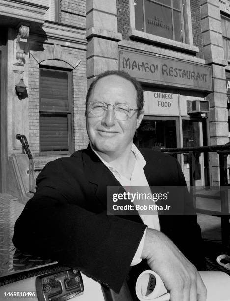 Robert Morton, executive producer of 'The Late Show with David Letterman' outside Culver Studios, October 17, 1997 in Culver City, California.