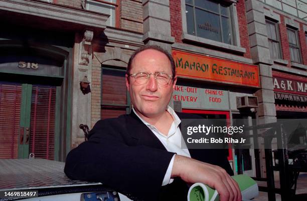 Robert Morton, executive producer of 'The Late Show with David Letterman' outside Culver Studios, October 17, 1997 in Culver City, California.