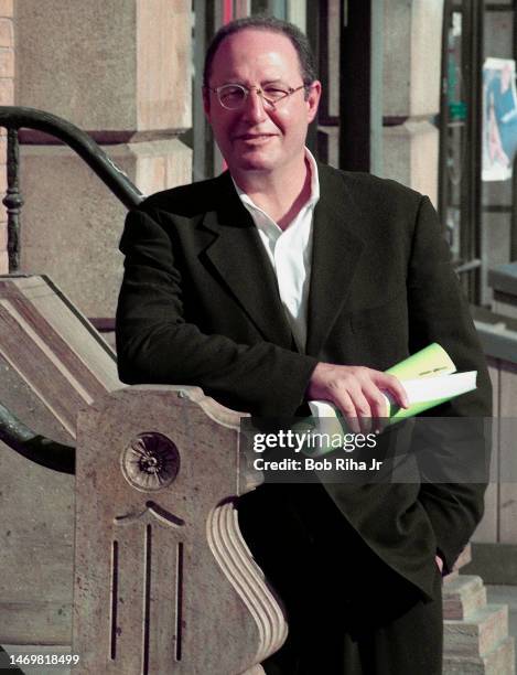 Robert Morton, executive producer of 'The Late Show with David Letterman' outside Culver Studios, October 17, 1997 in Culver City, California.