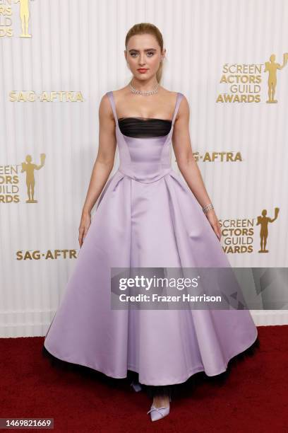 Kathryn Newton attends the 29th Annual Screen Actors Guild Awards at Fairmont Century Plaza on February 26, 2023 in Los Angeles, California.