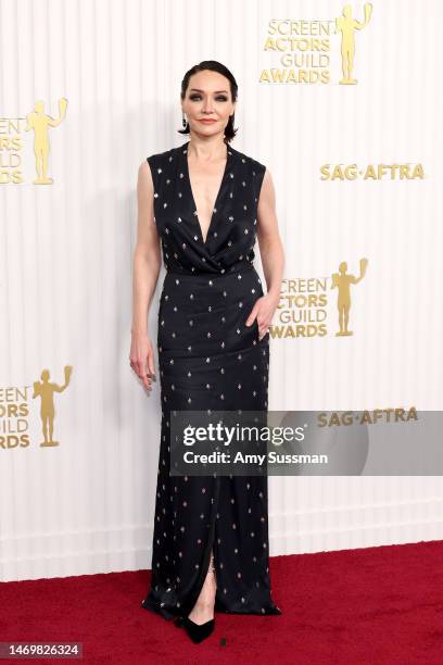Katrina Lenk attends the 29th Annual Screen Actors Guild Awards at Fairmont Century Plaza on February 26, 2023 in Los Angeles, California.