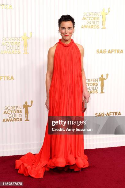 Olivia Williams attends the 29th Annual Screen Actors Guild Awards at Fairmont Century Plaza on February 26, 2023 in Los Angeles, California.