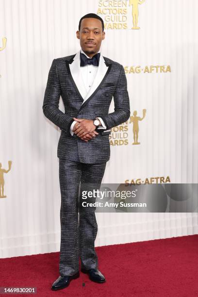 Tyler James Williams attends the 29th Annual Screen Actors Guild Awards at Fairmont Century Plaza on February 26, 2023 in Los Angeles, California.