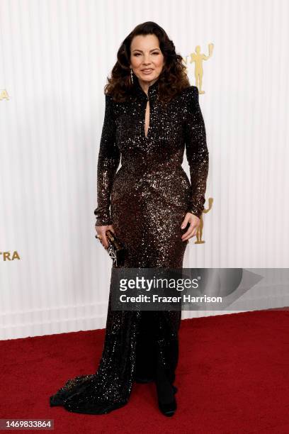 President Fran Drescher attends the 29th Annual Screen Actors Guild Awards at Fairmont Century Plaza on February 26, 2023 in Los Angeles, California.