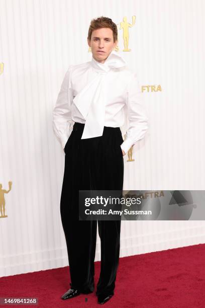 Eddie Redmayne attends the 29th Annual Screen Actors Guild Awards at Fairmont Century Plaza on February 26, 2023 in Los Angeles, California.