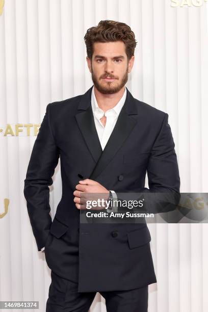 Andrew Garfield attends the 29th Annual Screen Actors Guild Awards at Fairmont Century Plaza on February 26, 2023 in Los Angeles, California.