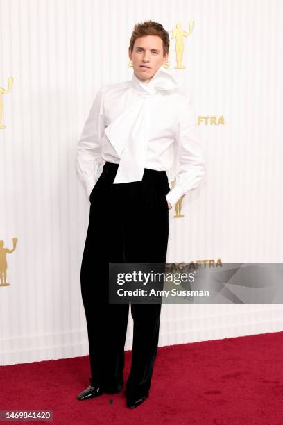 Eddie Redmayne attends the 29th Annual Screen Actors Guild Awards at Fairmont Century Plaza on February 26, 2023 in Los Angeles, California.