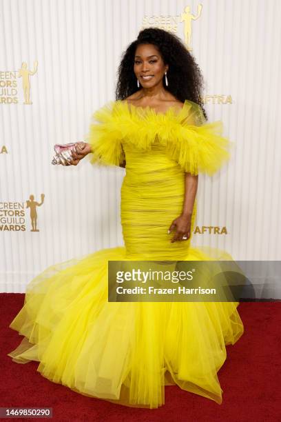 Angela Bassett attends the 29th Annual Screen Actors Guild Awards at Fairmont Century Plaza on February 26, 2023 in Los Angeles, California.