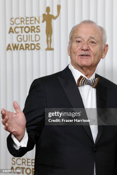 Bill Murray attends the 29th Annual Screen Actors Guild Awards at Fairmont Century Plaza on February 26, 2023 in Los Angeles, California.