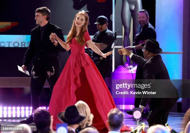 Jessica Chastain accepts the Outstanding Performance by a Female Actor in a Television Movie or Limited Series award for “George & Tammy” onstage...