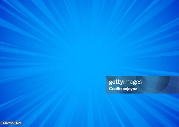 bildbanksillustrationer, clip art samt tecknat material och ikoner med blue exploding comic starburst vector explosion - färgad bakgrund