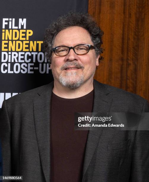 Actor and filmmaker Jon Favreau attends the Film Independent 2023 Directors Close-Up - Directing Frame by Frame with Guillermo del Toro and Mark...