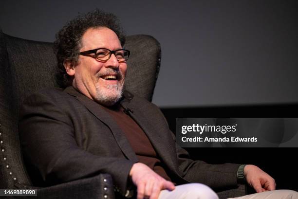 Actor and filmmaker Jon Favreau attends the Film Independent 2023 Directors Close-Up - Directing Frame by Frame with Guillermo del Toro and Mark...