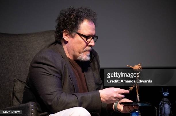 Actor and filmmaker Jon Favreau attends the Film Independent 2023 Directors Close-Up - Directing Frame by Frame with Guillermo del Toro and Mark...