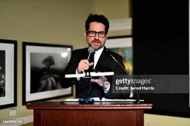 Abrams attends the 2023 KODAK Film Awards at ASC Clubhouse on February 26, 2023 in Los Angeles, California.