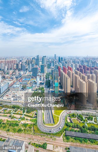 Aerial Photography Of Qiaoxi Road Beijingguangzhou Line And Jiefang