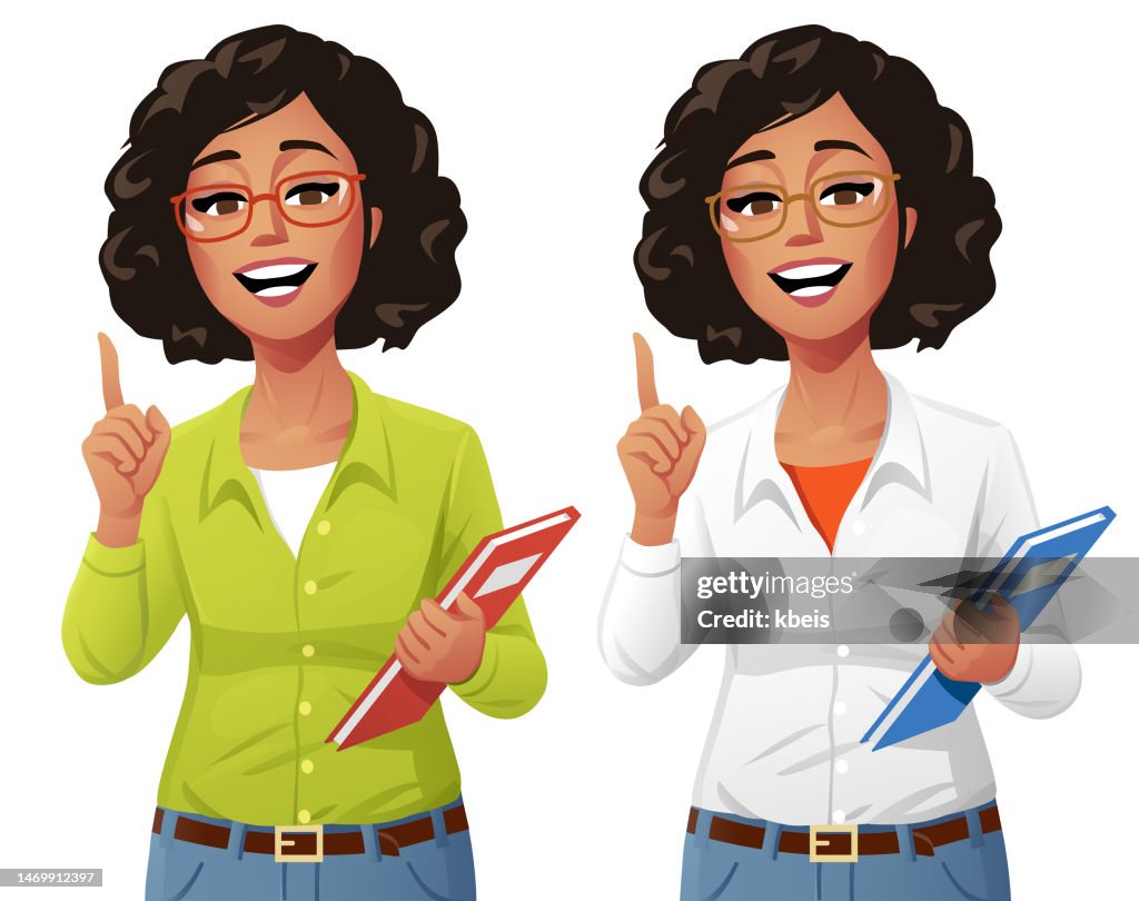 Young Woman Explaining
