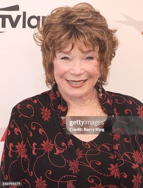 Actress Shirley MacLaine arrives at TV Land Presents: AFI Life Achievement Award honoring Shirley MacLaine held at Sony Studios on June 7, 2012 in...