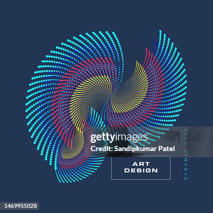 Dynamic circle shape. Abstract modern graphic element. Dynamic circle shape. Abstract modern graphic element.