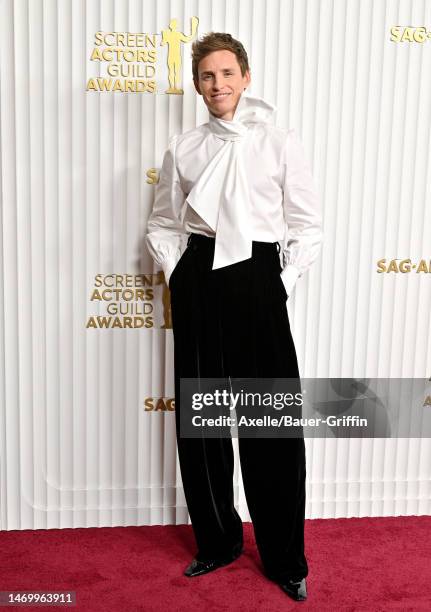 Eddie Redmayne attends the 29th Annual Screen Actors Guild Awards at Fairmont Century Plaza on February 26, 2023 in Los Angeles, California.