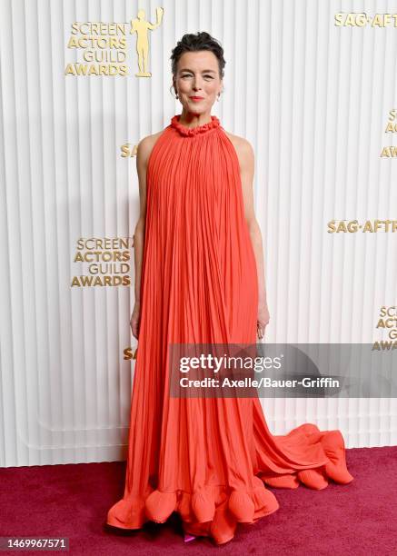Olivia Williams attends the 29th Annual Screen Actors Guild Awards at Fairmont Century Plaza on February 26, 2023 in Los Angeles, California.