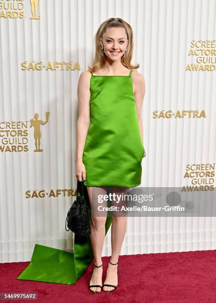 Amanda Seyfried attends the 29th Annual Screen Actors Guild Awards at Fairmont Century Plaza on February 26, 2023 in Los Angeles, California.