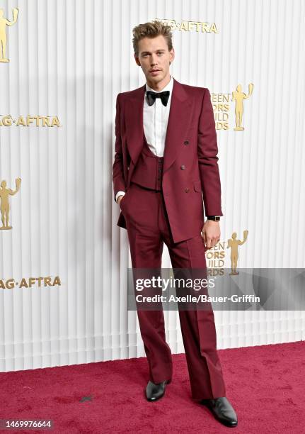 Austin Butler attends the 29th Annual Screen Actors Guild Awards at Fairmont Century Plaza on February 26, 2023 in Los Angeles, California.