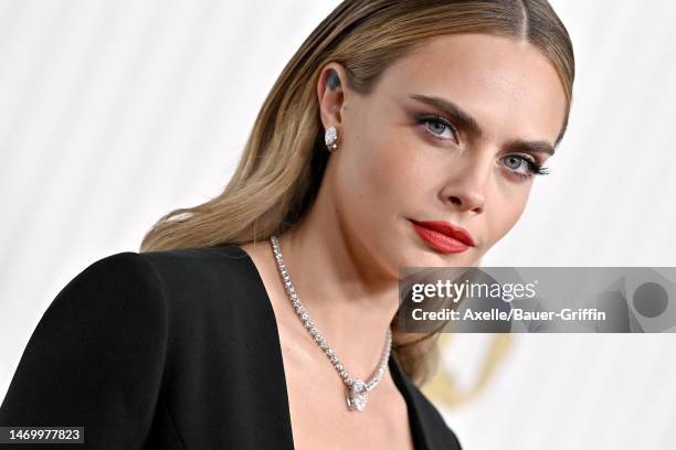 Cara Delevingne attends the 29th Annual Screen Actors Guild Awards at Fairmont Century Plaza on February 26, 2023 in Los Angeles, California.