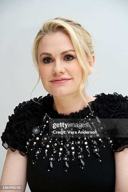 Anna Paquin at the "True Blood" Press Conference at the Four Seasons Hotel on June 24, 2012 in Beverly Hills, California.