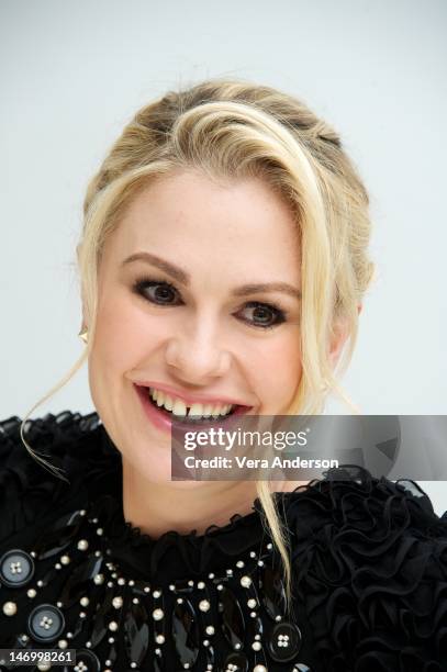 Anna Paquin at the "True Blood" Press Conference at the Four Seasons Hotel on June 24, 2012 in Beverly Hills, California.