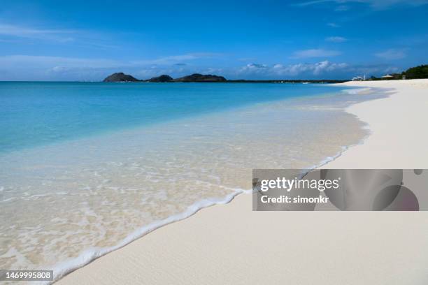 scenic view of beach - arquipélago imagens e fotografias de stock