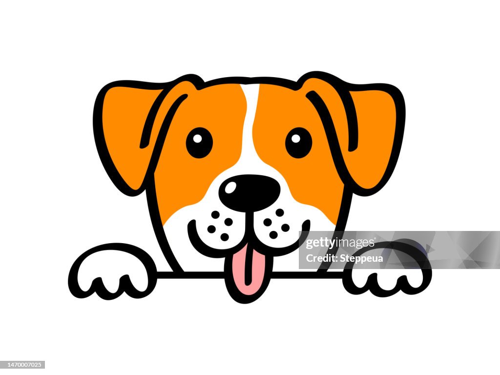 Perro echar un vistazo