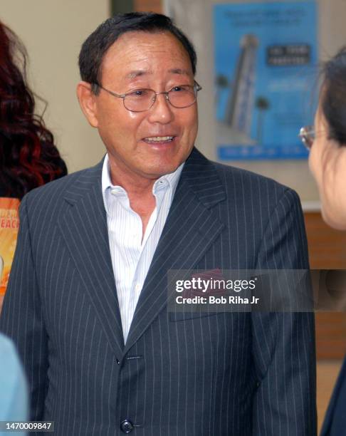 Legendary Korean born Director Chung Chang speaks inside the UCLA James Bridges Theatre during a screening of movie during LA Film Festival, June 25,...