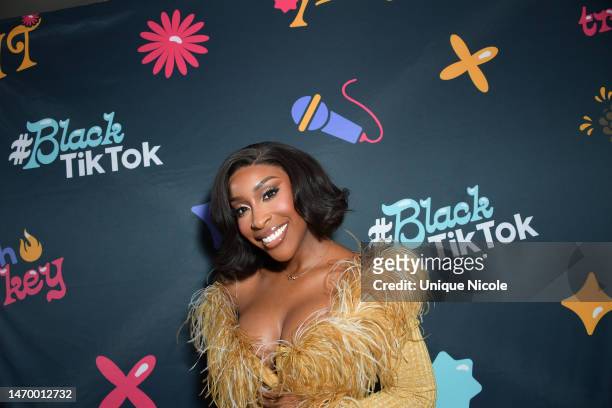 Jackie Aina attends the TikTok Visionary Voices Black Hollywood Brunch at Pendry West Hollywood on February 26, 2023 in West Hollywood, California.