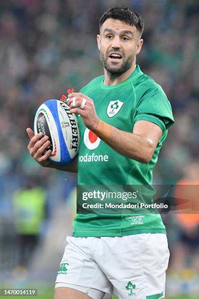 The player from Ireland Conor Murray during the six nations Rugby Italy-Ireland tournament match at the Stadio Olimpico. Rome February 25th, 2023