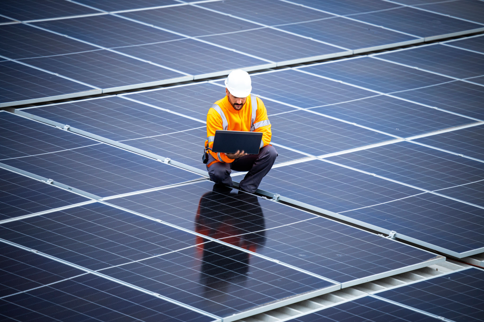 professional solar panel inspection