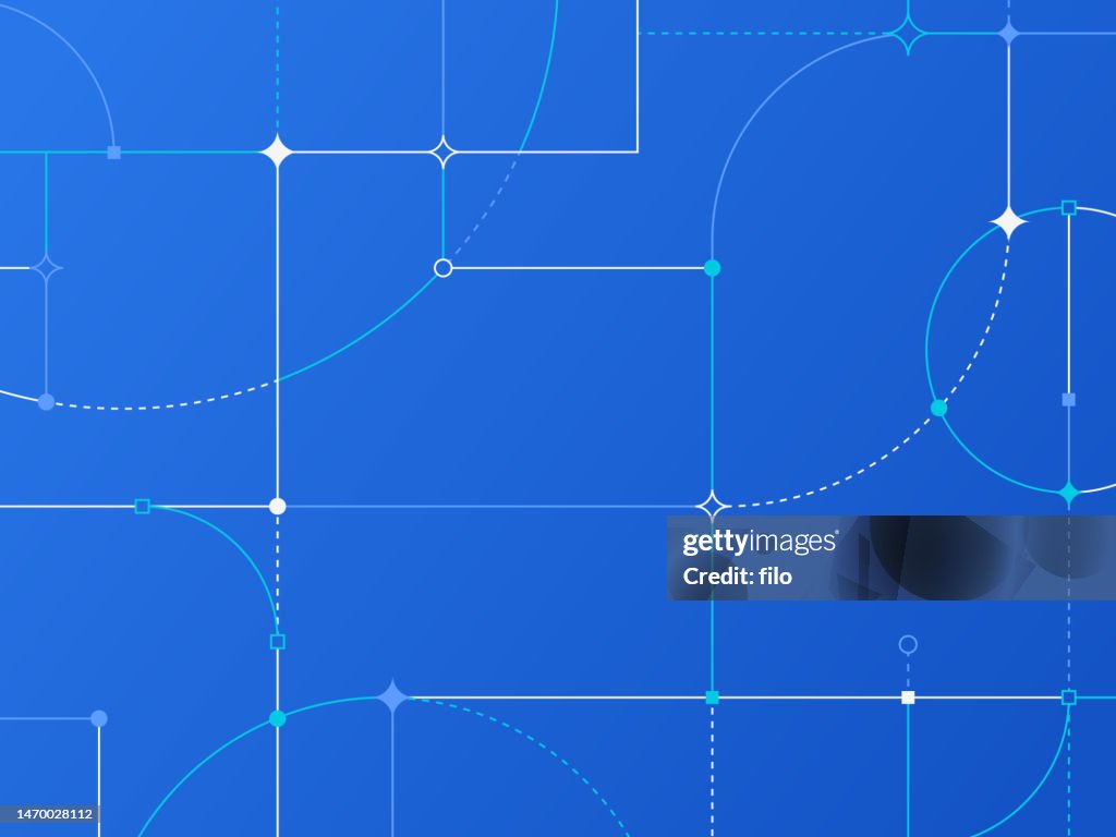 Conception de prototype de plan moderne Contexte abstrait