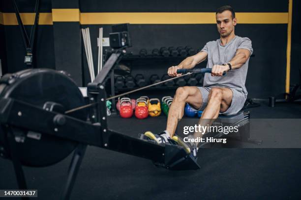 670 Man Rowing Machine Stock Photos, High-Res Pictures, and Images ...