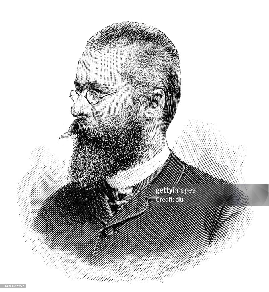 Joseph Ritter Vmd Joseph Ritter Von Schmädel Architecte Allemand Illustration - Getty Images