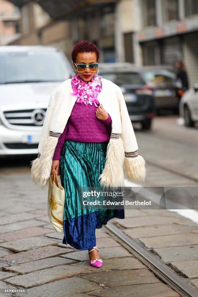 Street Style - Day 4 - Milan Fashion Week Womenswear Fall/Winter 2023/2024