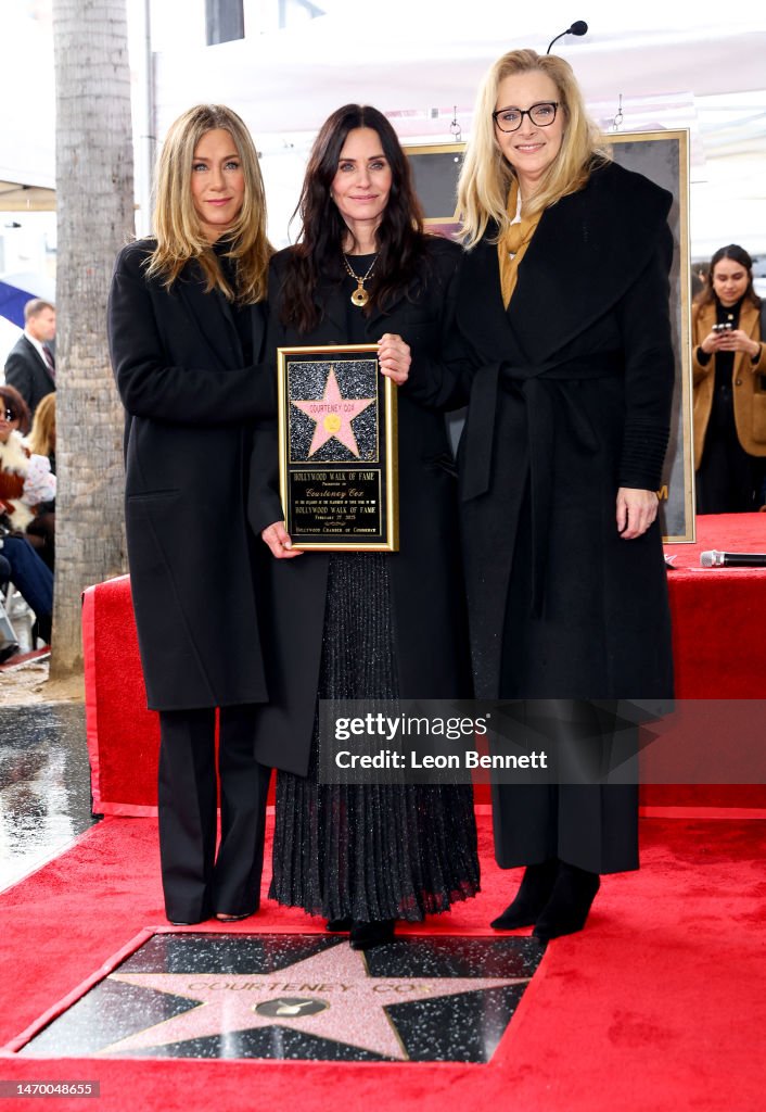Courteney Cox Honored With Star On The Hollywood Walk Of Fame
