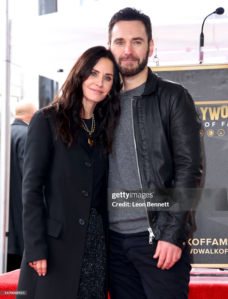 Courteney Cox Honored With Star On The Hollywood Walk Of Fame
