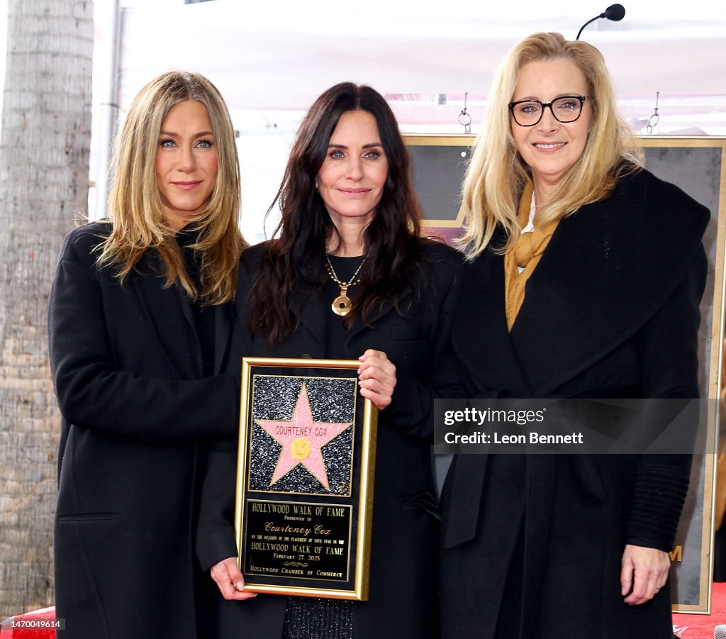 Courteney Cox Honored With Star On The Hollywood Walk Of Fame