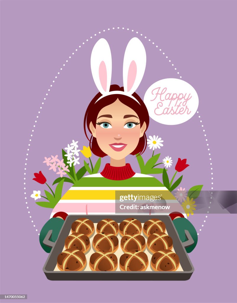 Hot cross buns for Easter