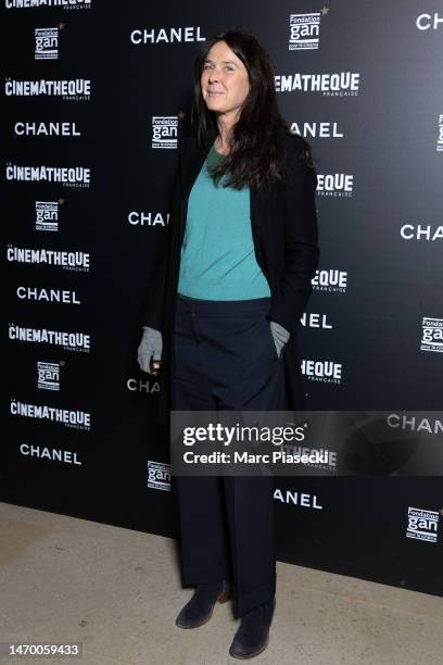 Emmanuelle Cosso attends the "La Syndicaliste" Premiere at La Cinematheque on February 27, 2023 in Paris, France.